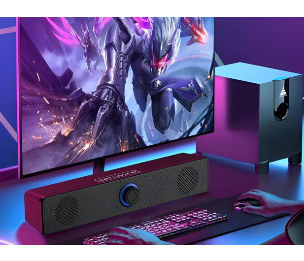 Zenwire Mini Soundbar Głośniki USB do Laptopa Komputera PC LED 18W - 1604671 - zdjęcie 4